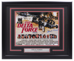 Chuck Norris Signed Framed 11x14 The Delta Force Photo JSA ITP - £173.67 GBP