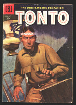 Tonto #24 1956- Dell-Lone Ranger&#39;s Companion-Alberto Gioletti art -VG/FN - £37.27 GBP