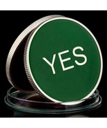 Yes or No, Green or Red, Prediction Decision Token Coin With Case, Not M... - $8.21 CAD