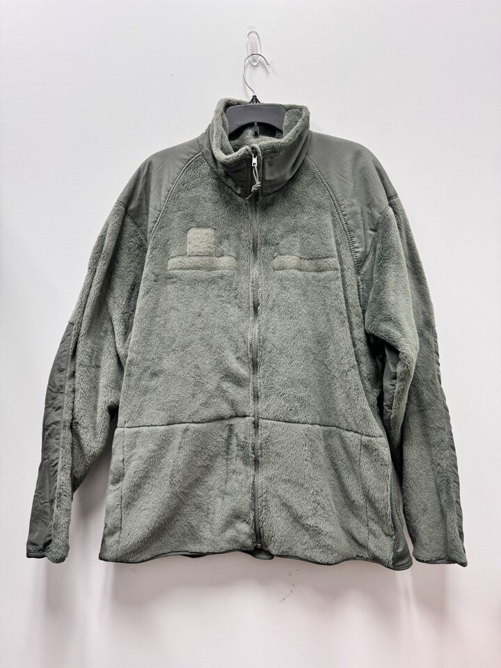 USGI GEN III SAGE GREEN COLD WEATHER FLEECE POLARTEC JACKET - X-LARGE LONG - $32.73