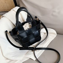 Coolcept Casual Women Bags Designer  Chic Weave Female Handbags  Pu Leather Cros - £45.04 GBP
