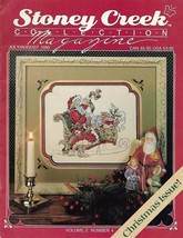 Stoney Creek Book "Christmas Issue (July/August 1990)" Plus 100 Dmc Threads - $64.34