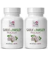 body detox for men - GARLIC AND PARSLEY - parsley fresh 2 Bottle 200 Sof... - $36.54 CAD