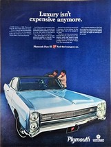 PLYMOUTH FURY III - CHRYSLER - Motors-Corp - Luxury - 1968 Vintage Print Ad - $224.76 MXN