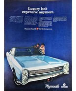 PLYMOUTH FURY III - CHRYSLER - Motors-Corp - Luxury - 1968 Vintage Print Ad - $225.65 MXN