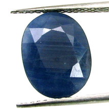 Certifié 5.67Ct Saphir Naturel Bleu (Neelam) Coupe Ovale Pierre Précieuse - £38.09 GBP