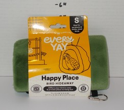 Every Yay Happy Place Bird Hideaway Cozy Nest Tent Small Parakeet Cockat... - $280.14 MXN