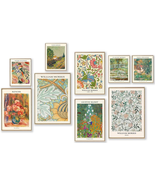 Vintage Eclectic Wall Art Prints Set of 9, Abstract Eclectic Wall Decor ... - $21.49 CAD