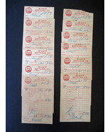 Twelve (12) Vintage Pepsi Cola Receipts - Pepsi Cola Collectibles Memora... - $21.93 CAD