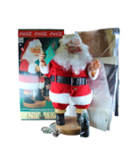 Santa Claus Checking His List Coca Cola Animation Collection 1993 24&quot; Tall - £81.74 GBP