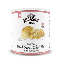 Augason Farms Honey White Bread Scone &amp; Roll Mix, 3 lbs 10 oz #10 Can, Long Term - £31.39 GBP