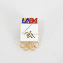 Vintage Los Angeles California USA 84 Olympic Collectable Pin Yachting S... - £11.35 GBP