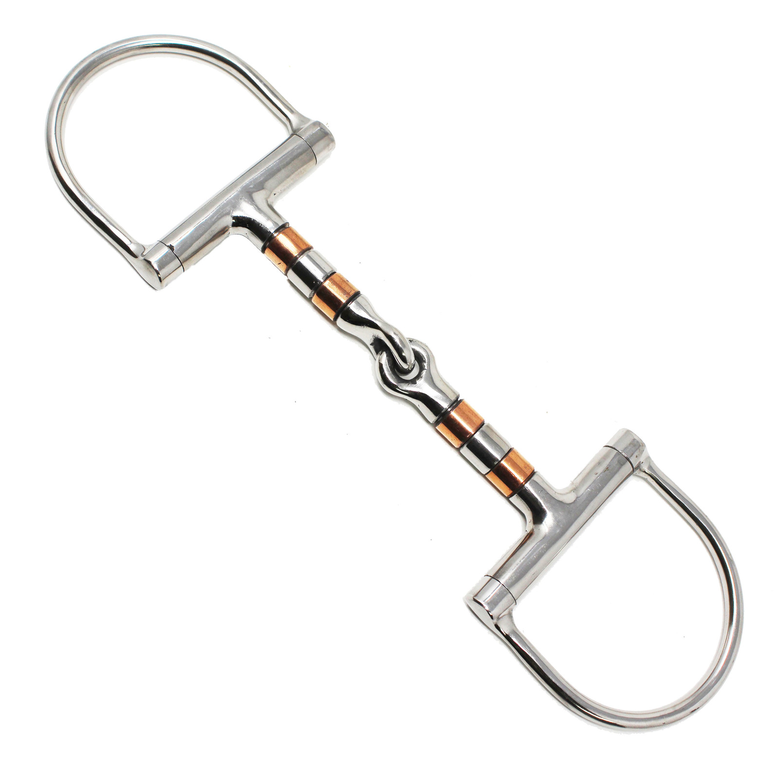 Horse 5&quot; Mouth Snaffle Horse Bit w/ Copper Rollers 35626B - $28.70