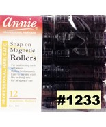 ANNIE SNAP ON MAGNETIC ROLLERS 12 MEDIUM ROLLERS #1233 3/4&quot; DIAMETER - $29.80 MXN
