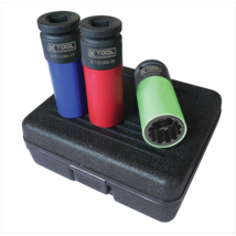 K Tool International Protective Wheel Socket Set 3 Piece 1/2 Inch Drive ... - $1,698.58 MXN