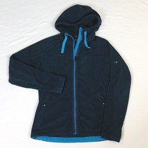 Mammut Navy Blue Fleece Full Zip Hoodie Jacket Women’s Size Medium Outdoor - $49.49