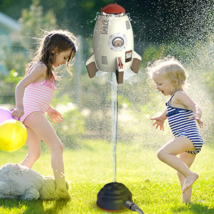 Rocket Launcher Outdoor Toy Water Pressure Lift Sprinkler Summer Fun Spray Toy - £19.52 GBP