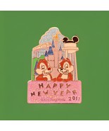 Disney Trading Pin Chipmunks Chip N Dale 2011 Happy New Year Pin Limited... - $22.48