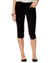 Style &amp; Co Women&#39;s Avery Pull-On Skimmer Jean Pant Sz PP 26X16 Black Cap... - $18.00