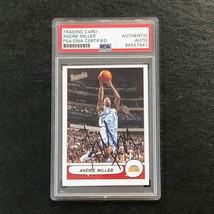 2004-05 Topps Bazooka #23 Andre Miller Signed AUTO PSA Slabbed Nuggets - £39.95 GBP