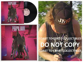 Eddie Vedder signed Pearl Jam Ten album COA exact proof autographed.vinyl Record - £1,546.49 GBP