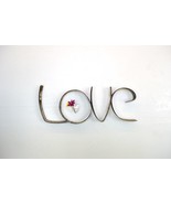 SALE Wine Barrel Ring with Hand Blown Heart Vase - LOVE - made from CA b... - £94.01 GBP