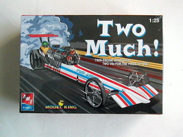 Factory Sealed Two Much! Twin Engine Dragster By AMT/Ertl For Model King #21489P - £31.96 GBP