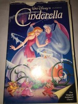 Walt Disney black diamond classics Cinderella vhs 410 VERY RARE VINTAGE-SHIP24HR - £14.93 GBP