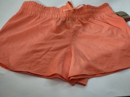 New Reebok Women&#39;s Woven Stretch Athletic Shorts Size L Style 3RLWH516 Orange - £9.20 GBP