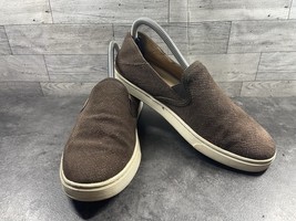 Olukai Pehuea Loafers Women 8.5M Shoes Brown Suede Slip on Comfort Step On - $27.54