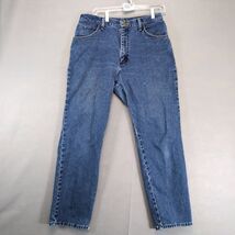 Vtg 80s-90s Wrangler Blues Jeans Men&#39;s 32x31 100% Cotton Brass Boot Zipp... - $28.00