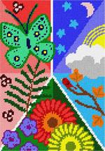 Pepita Needlepoint Canvas: Nature, 7&quot; x 10&quot; - £39.32 GBP+