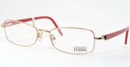 Gianfranco Ferre GF11504 Gafas De Sol Doradas/Rojas Marco 52-17-135mm Italia - $159.38