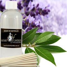 Eucalyptus &amp; Lavender Scented Diffuser Fragrance Oil Refill FREE Reeds - £10.27 GBP+
