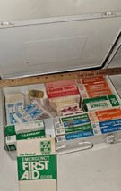 Vintage Zee Medical Wall Mount First Aid Kit Metal Storage Box 14&quot; X  9.... - $59.40