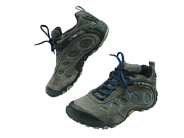 Merrell Womens Chameleon II Gore Tex Hiking Athletic Shoes Gray Pewter Size 7.5 - £26.12 GBP