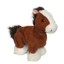 FurReal Friends Brown &amp; White Clydesdale Horse Snuggimals Walking Toy 20... - £15.82 GBP