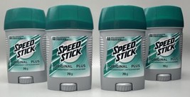 4 Pack Speed Stick Antiperspirant Original Plus 70g Sweat &amp; Odor Protect... - £10.52 GBP