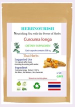 Curcuma longa Capsules Boosts Immune Health 50x500 mg - $184.14 MXN