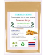 Curcuma longa Capsules Boosts Immune Health 50x500 mg - $184.14 MXN
