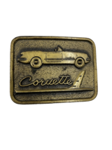 Chevrolet Corvette C1 Brass Belt Buckle 3” X 2.75” - $9.09