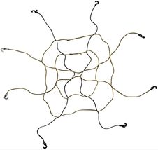 Keeper 6141 Zip Net Adjustable Cargo Net, Black/Yellow - €28,37 EUR