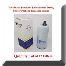 Lot 12  Fuel /Water Separator Filter w/Sensor Fits: FORD F650 F750 - £945.37 GBP