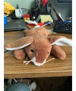 TY Beanie Babies Collection Retired Ears The Rabbit April 18,1995 Rare W... - $188.49 MXN