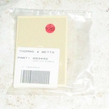Thomas &amp; Betts Ceramic Plate Part No: 093445 - Never Used - $9.98