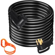 VEVOR 50Ft 50 Amp RV Extension Cord Durable Premium Power Cord RV 26.5mm Wire Di - £230.42 GBP