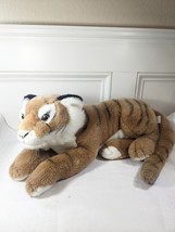 Conservation Collection Wildlife Artists tiger plush 18&quot; realistic 1995 orange - £19.98 GBP