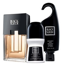 Avon Black Suede 3-Piece Fragrance Grooming Collection - £30.32 GBP