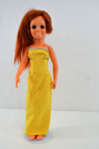 Crissy Fashions Doll Red Hair w/ Yellow Dress 1968 Ideal - $48.19