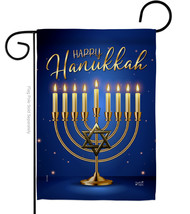 Happy Hanukkah - Impressions Decorative Garden Flag G135329-BO - £15.92 GBP